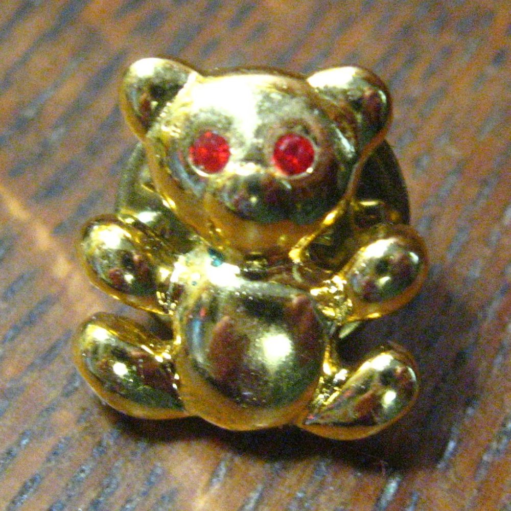 🐻 Teddy Bear Vintage Lapel Pin Brooch